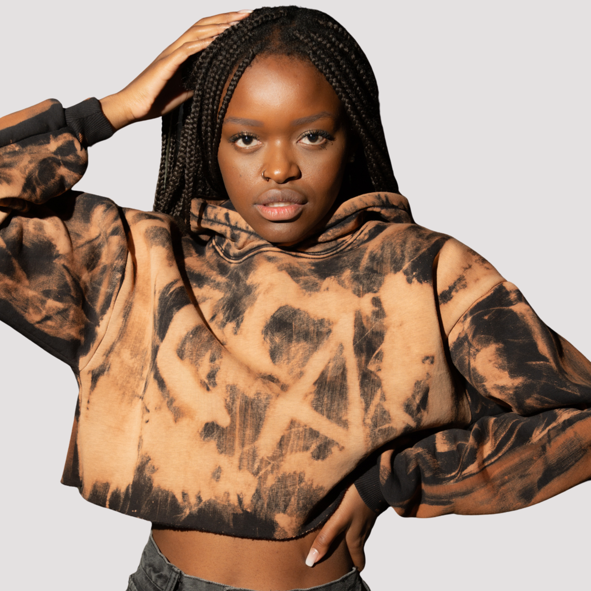 Felpa Crop Ambrata Limited Edition