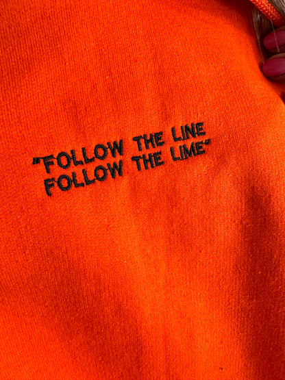 FELPA FOLLOW THE LIME +altre colorazioni